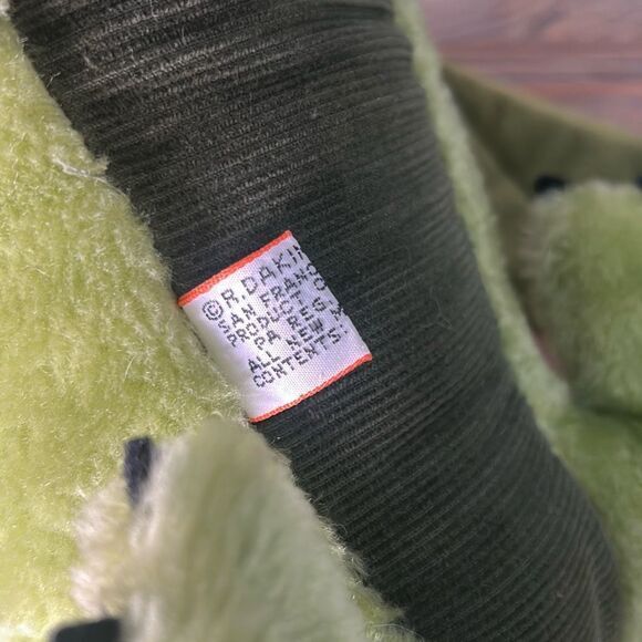 R. Dakin‎  vintage 1980 green plush dragon toy collectable - Picture 4 of 7